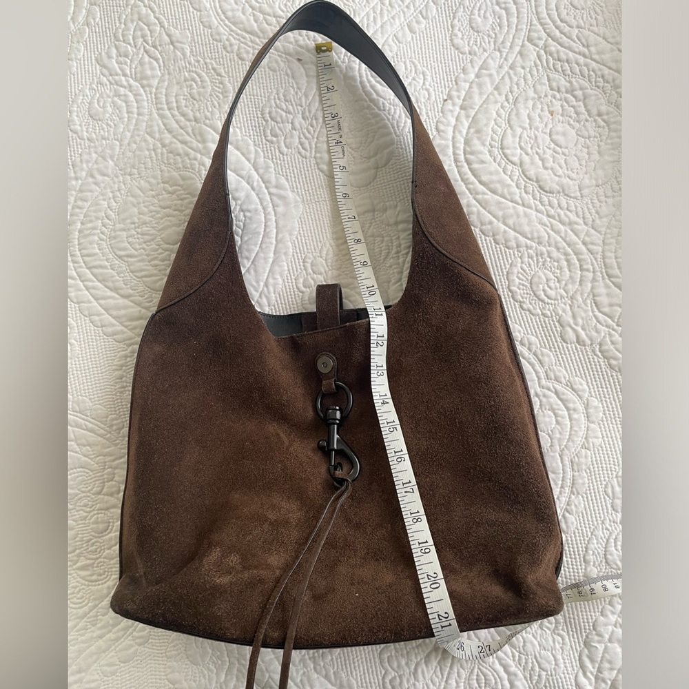 Rebecca Minkoff chocolate suede shoulder bag